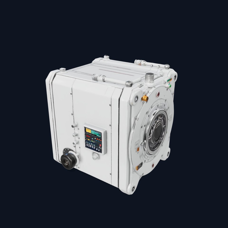 Futuristic Industrial Machine model pack